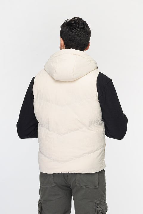 Slim Fit Vest Beige