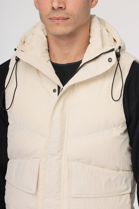 Slim Fit Vest Beige