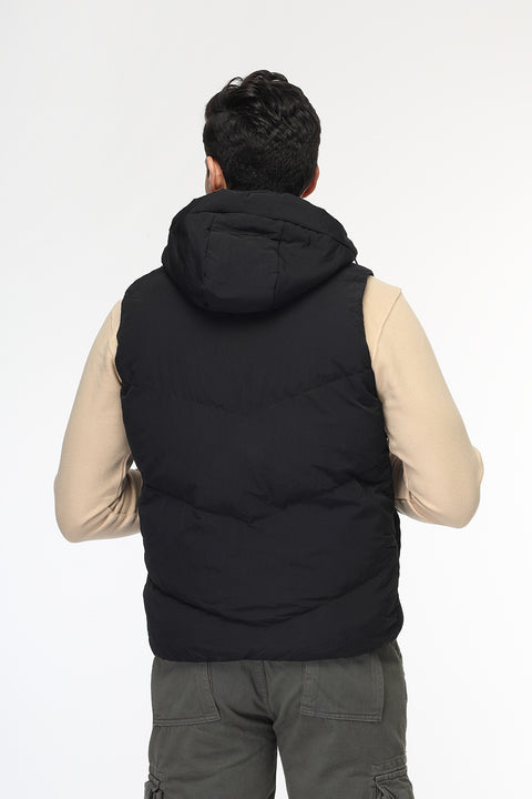 Slim Fit Vest Black