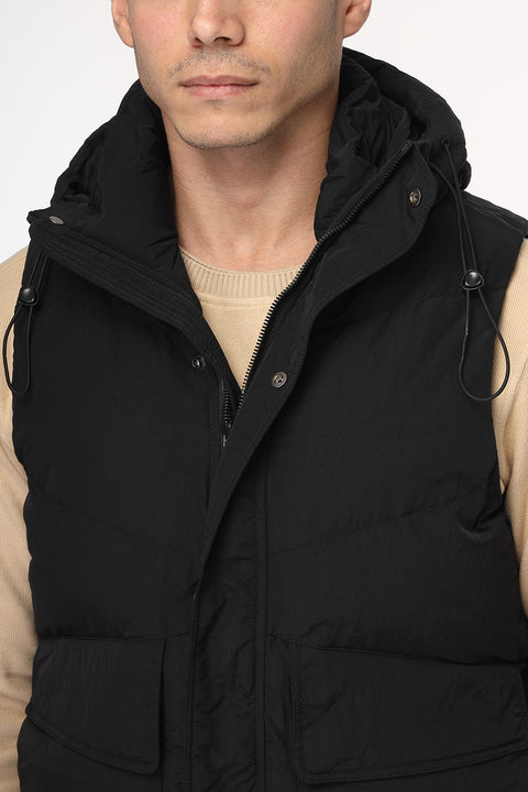 Slim Fit Vest Black