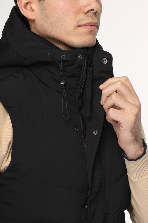 Slim Fit Vest Black