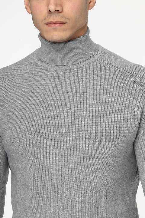 Slim Fit Pullover Gray
