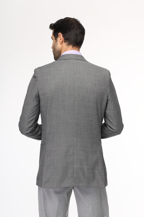 Slim Fit Suit Gray