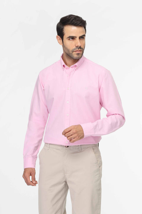 Slim Fit Shirt Oxford Rose 100% Cotton