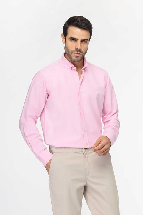 Slim Fit Shirt Oxford Rose 100% Cotton