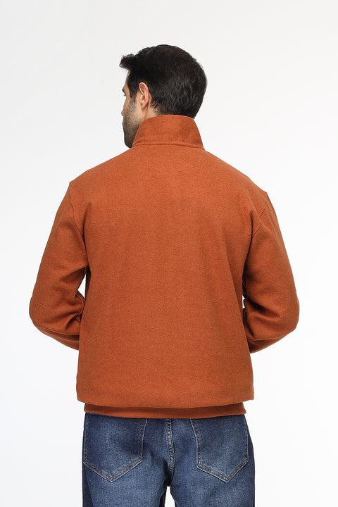 Regular Fit Sweat Shirt Orange