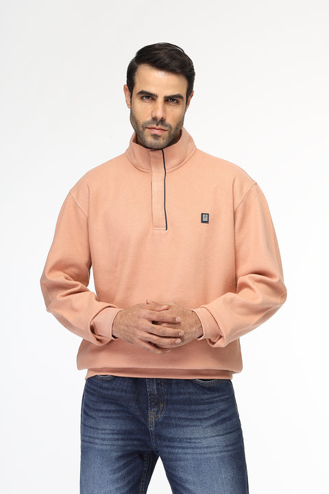 Regular Fit Sweat Shirt Orange