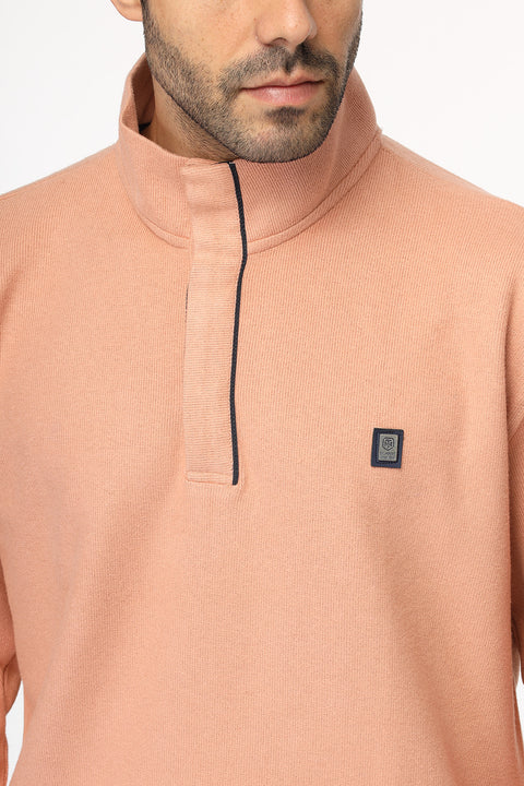Regular Fit Sweat Shirt Orange