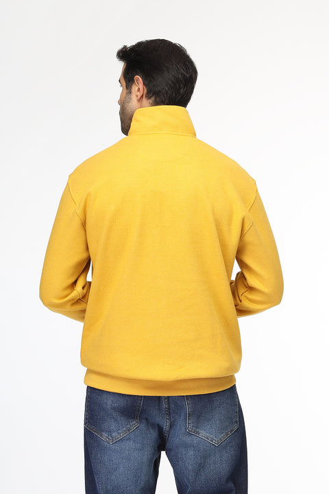Regular Fit Sweat Shirt Yellow