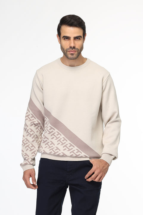 Regular Fit Pullover Beige