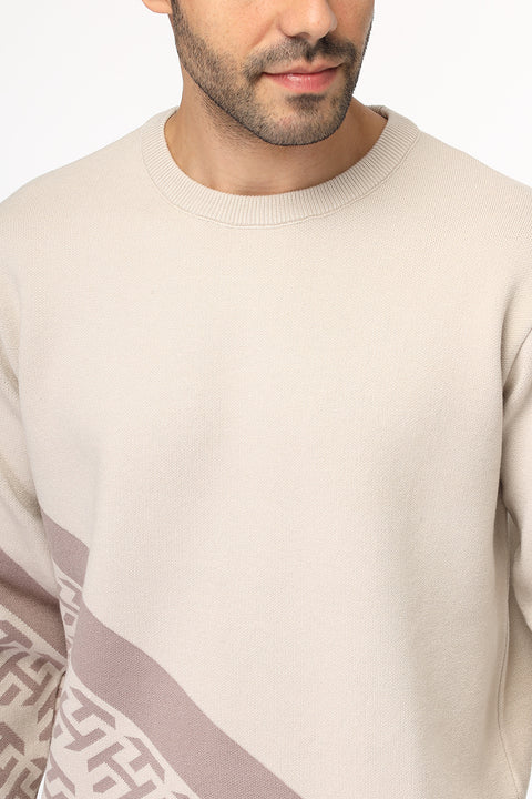 Regular Fit Pullover Beige