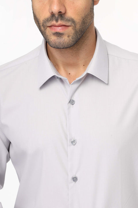 Classic Shirt Slim fit Light Gray