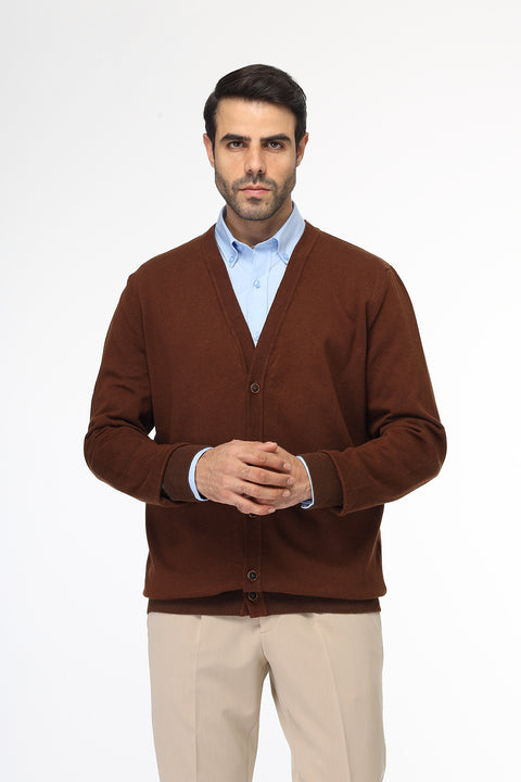 Regular Fit Pullover Brown