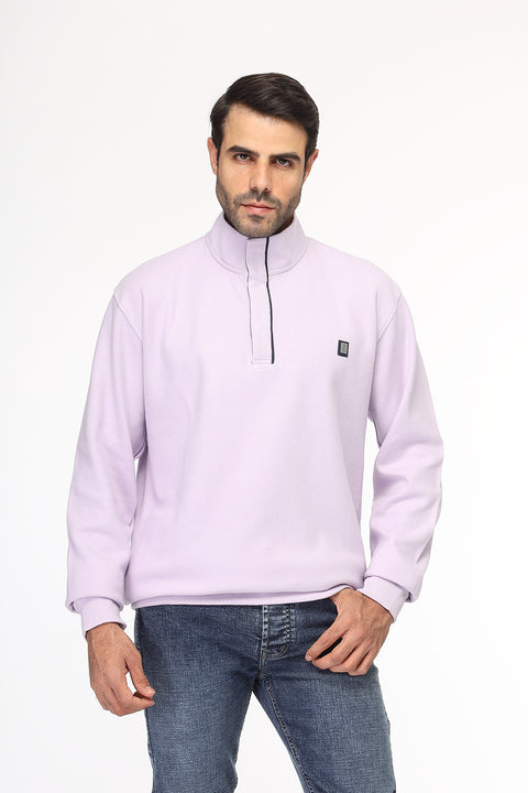 Regular Fit Sweat Shirt Light Purple