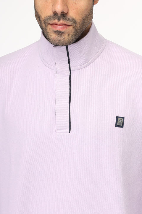 Regular Fit Sweat Shirt Light Purple