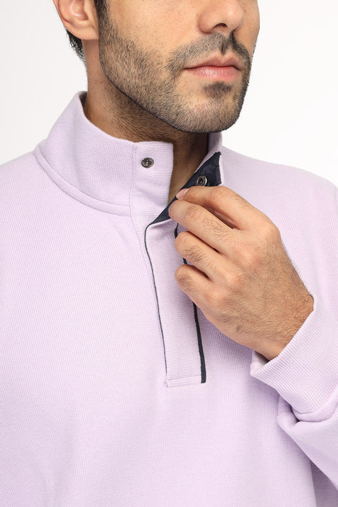Regular Fit Sweat Shirt Light Purple