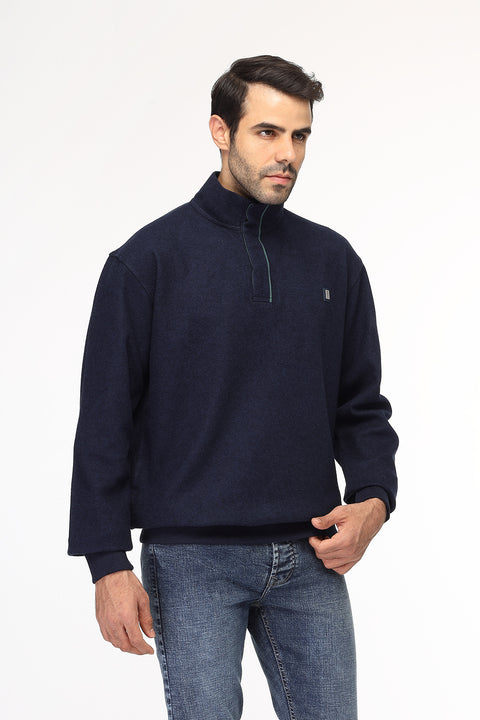 Regular Fit Sweat Shirt Dark Blue