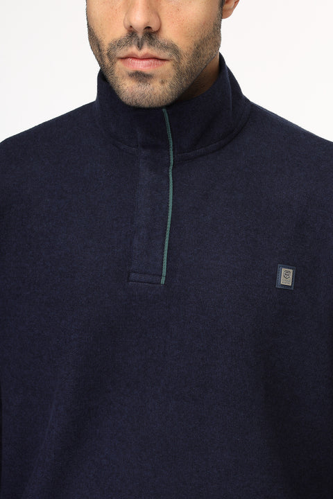 Regular Fit Sweat Shirt Dark Blue