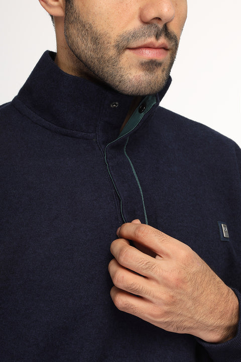 Regular Fit Sweat Shirt Dark Blue