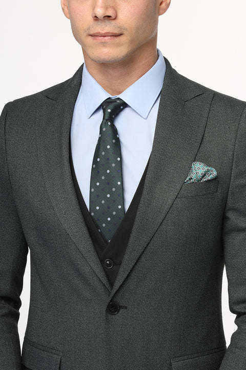 Slim Straight Fit Suit Green