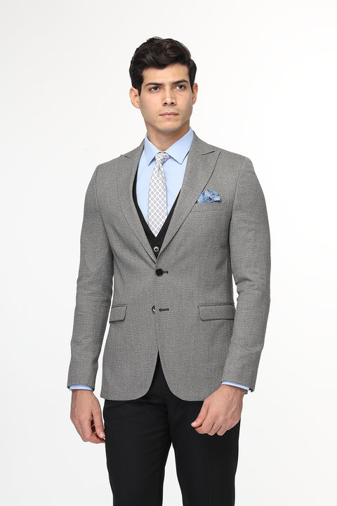 Slim Straight Fit Suit Light Brown