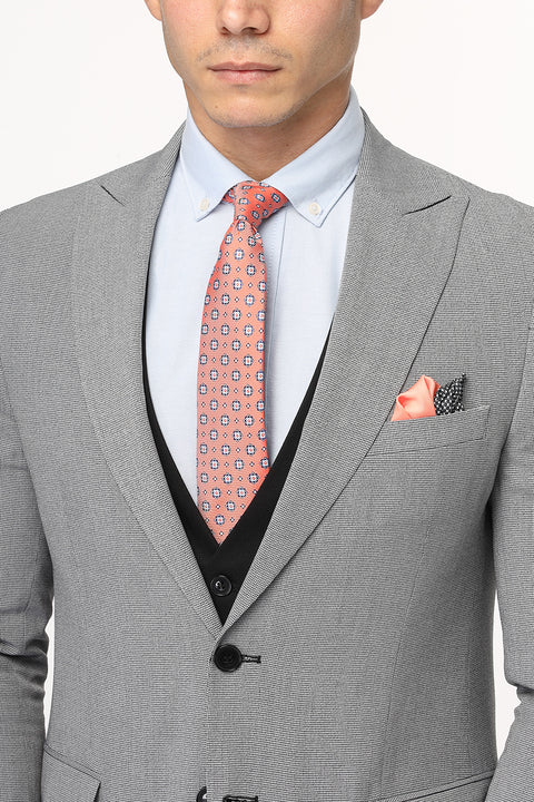 Slim Straight Fit Suit Gray