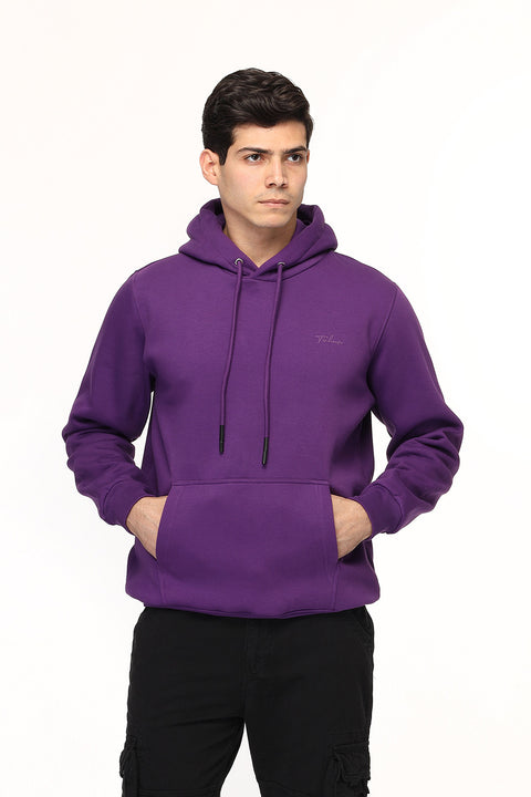 Regular Fit Sweat Shirt Purple