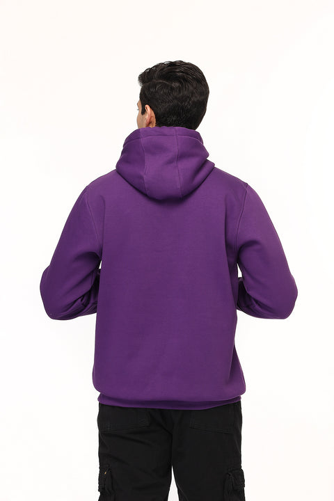Regular Fit Sweat Shirt Purple