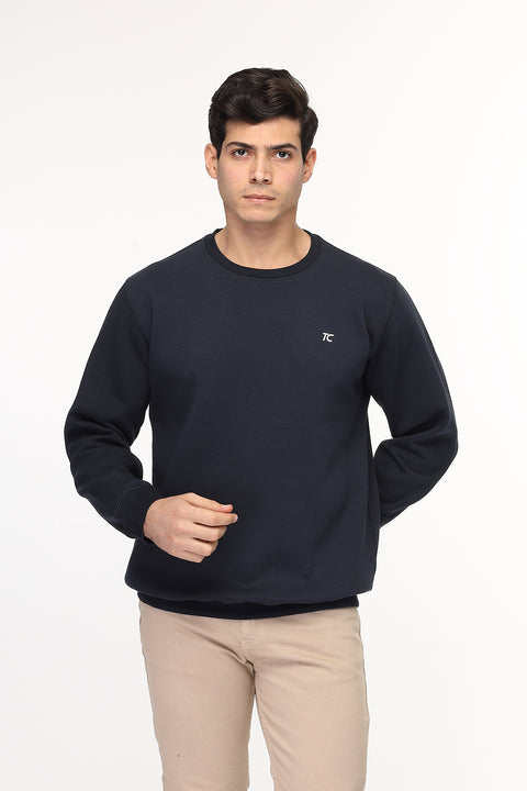 Regular Fit Sweat Shirt Dark Blue