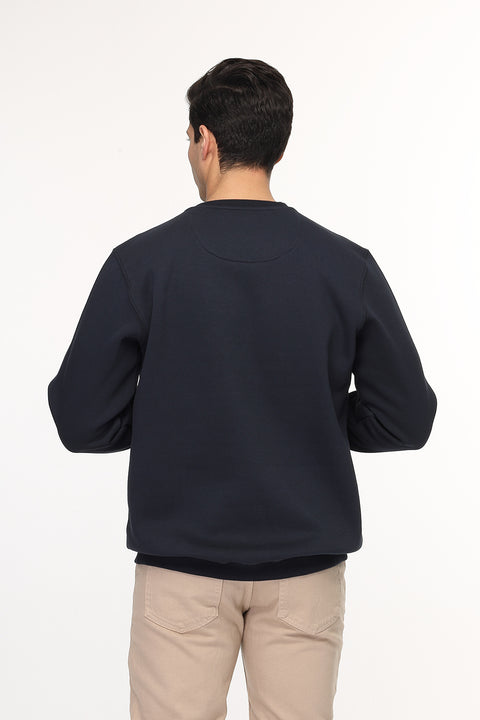 Regular Fit Sweat Shirt Dark Blue