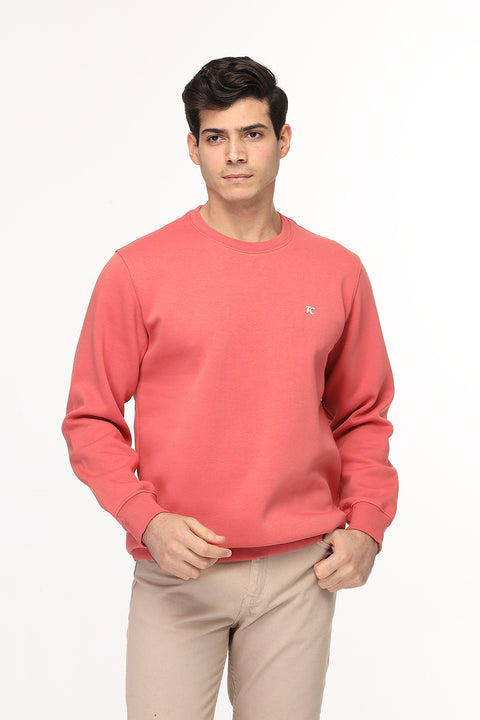 Regular Fit Sweat Shirt Pink