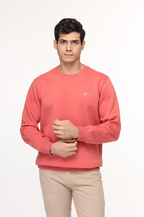 Regular Fit Sweat Shirt Pink