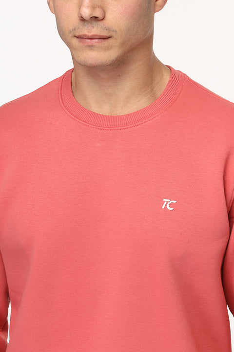 Regular Fit Sweat Shirt Pink