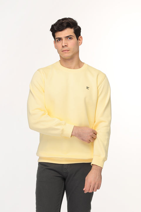 Regular Fit Sweat Shirt Yellow