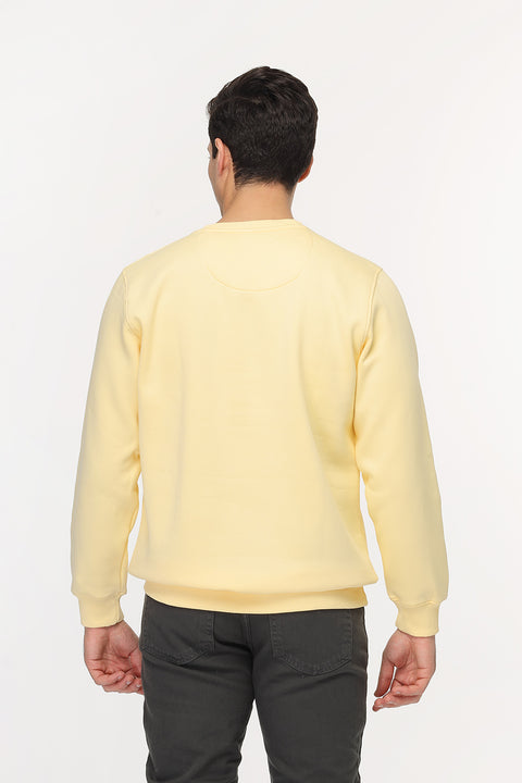 Regular Fit Sweat Shirt Yellow