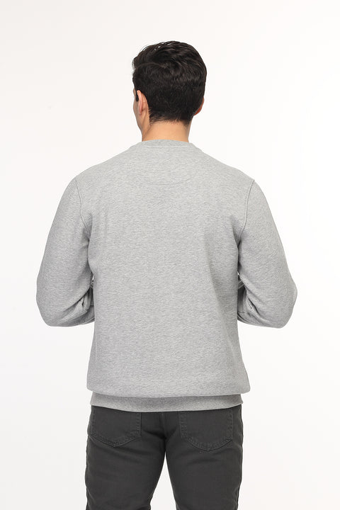 Regular Fit Sweat Shirt Light Gray
