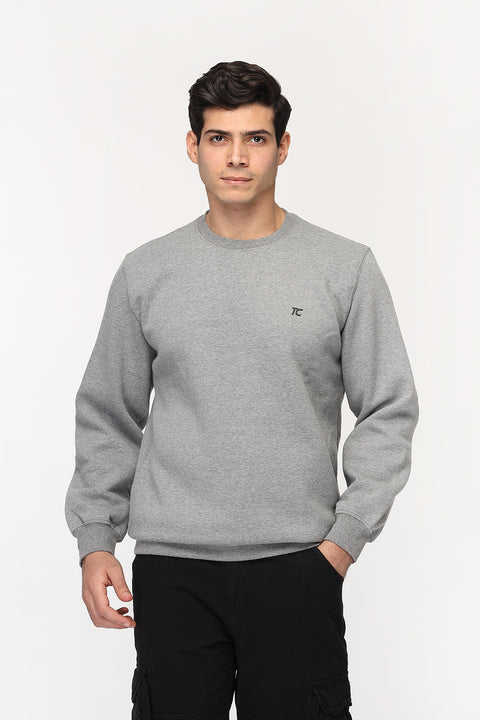 Regular Fit Sweat Shirt Gray