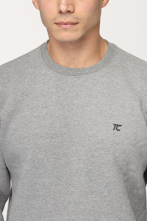 Regular Fit Sweat Shirt Gray