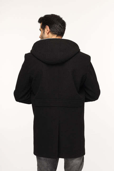 Regular Fit Coat Black