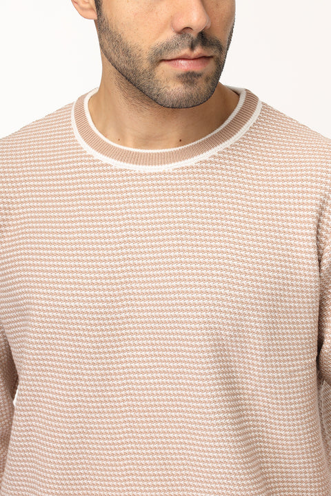 Regular Fit Pullover Beige