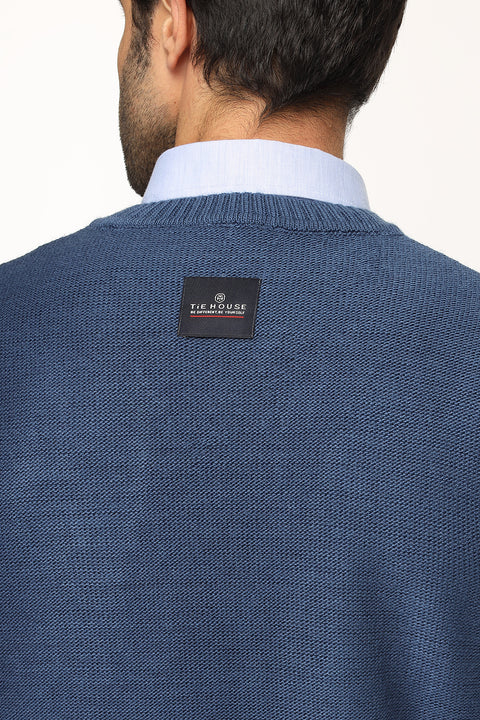 Regular Fit Gilet Blue