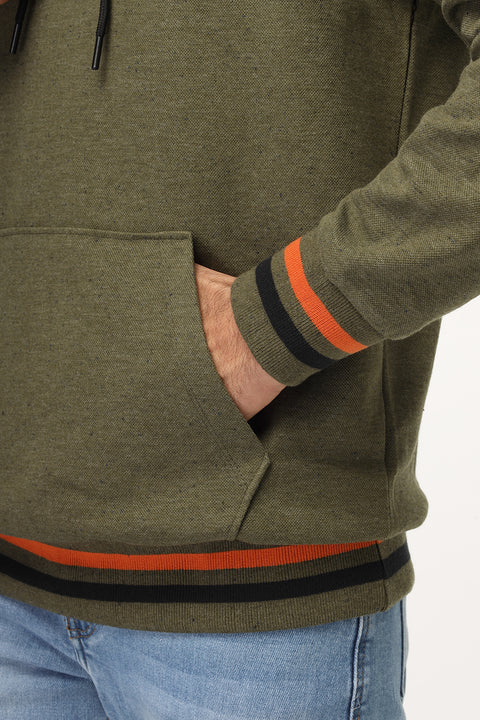 Regular Fit Sweat Shirt Green