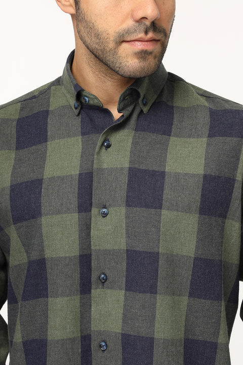Regular Fit Shirt Green