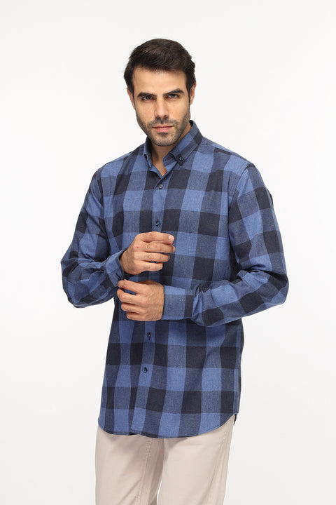 Regular Fit Shirt Blue