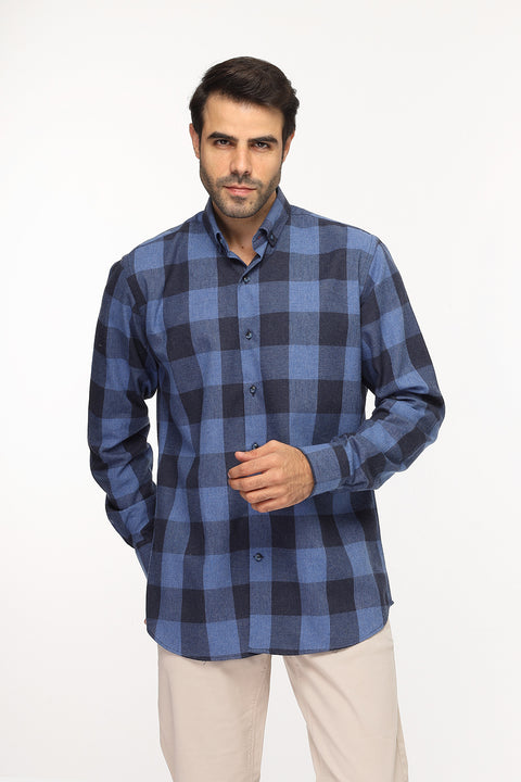Regular Fit Shirt Blue