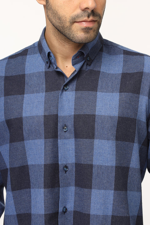 Regular Fit Shirt Blue
