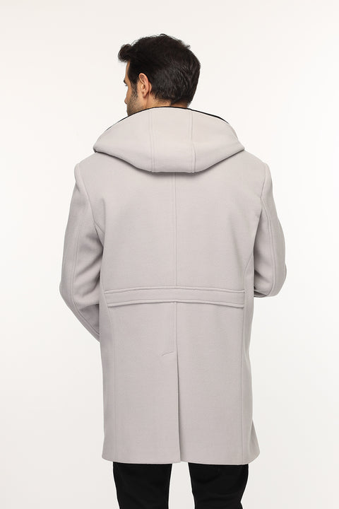 Regular Fit Coat Gray