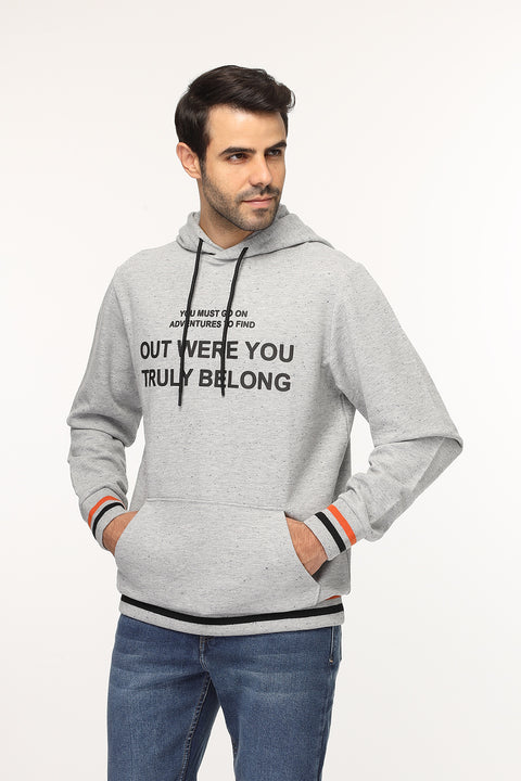 Regular Fit Sweat Shirt Gray