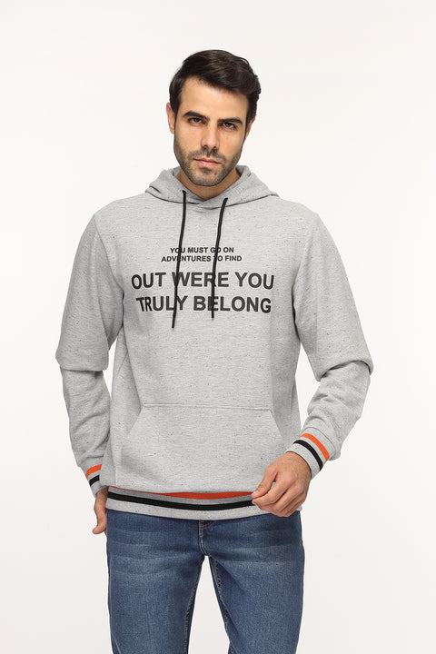Regular Fit Sweat Shirt Gray