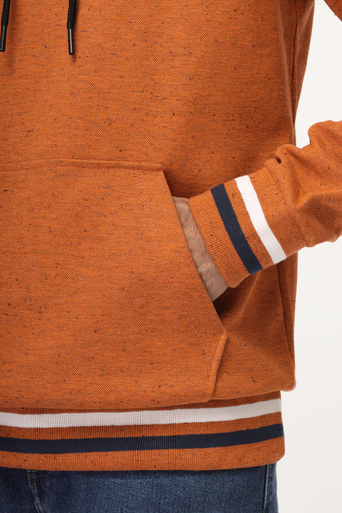 Regular Fit Sweat Shirt Orange
